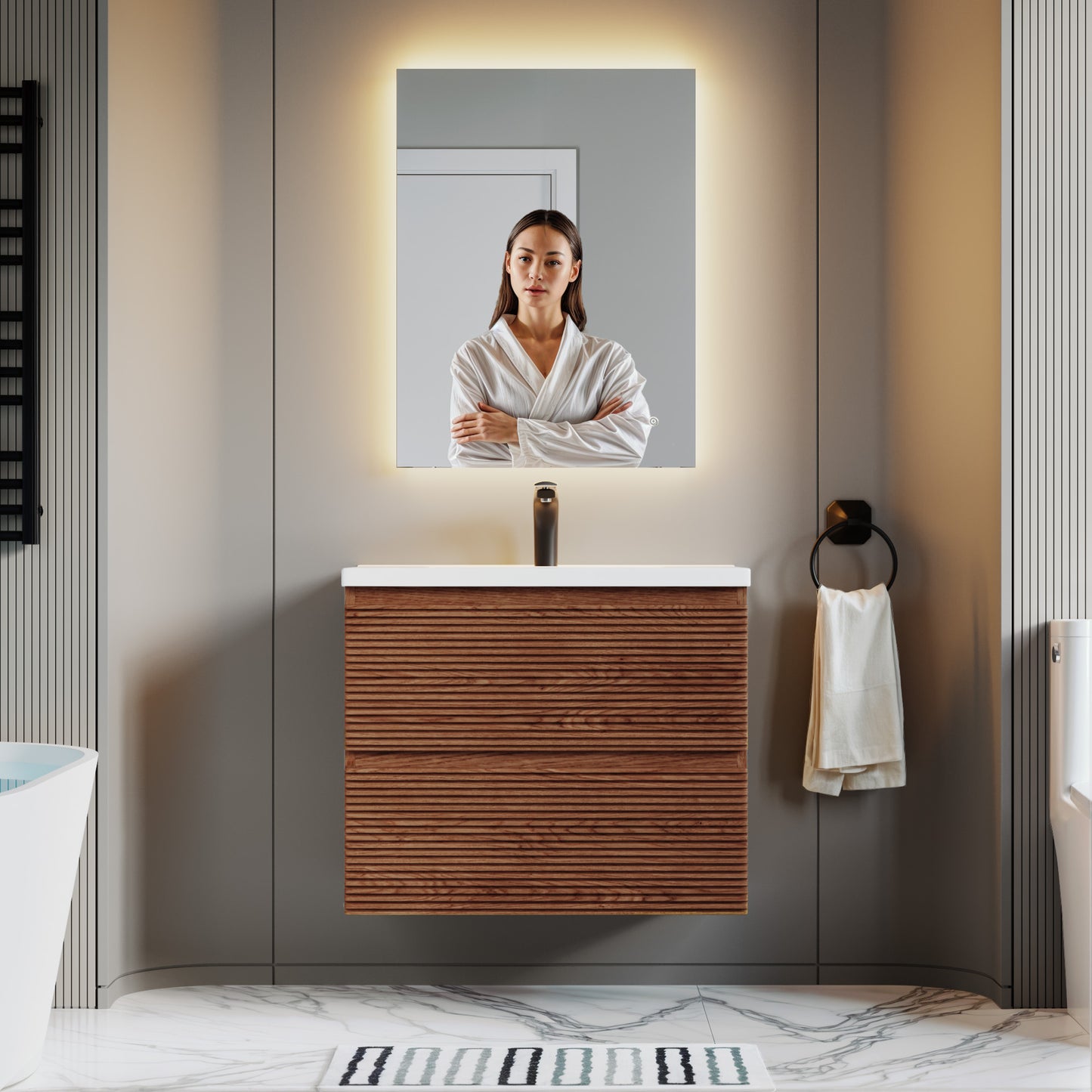 05 Designer Medicine Cabinet 21x31" - Tilevanity.com