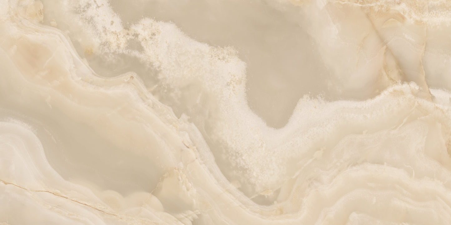 Onice Reale Ambra Polished Porcelain 24x48"