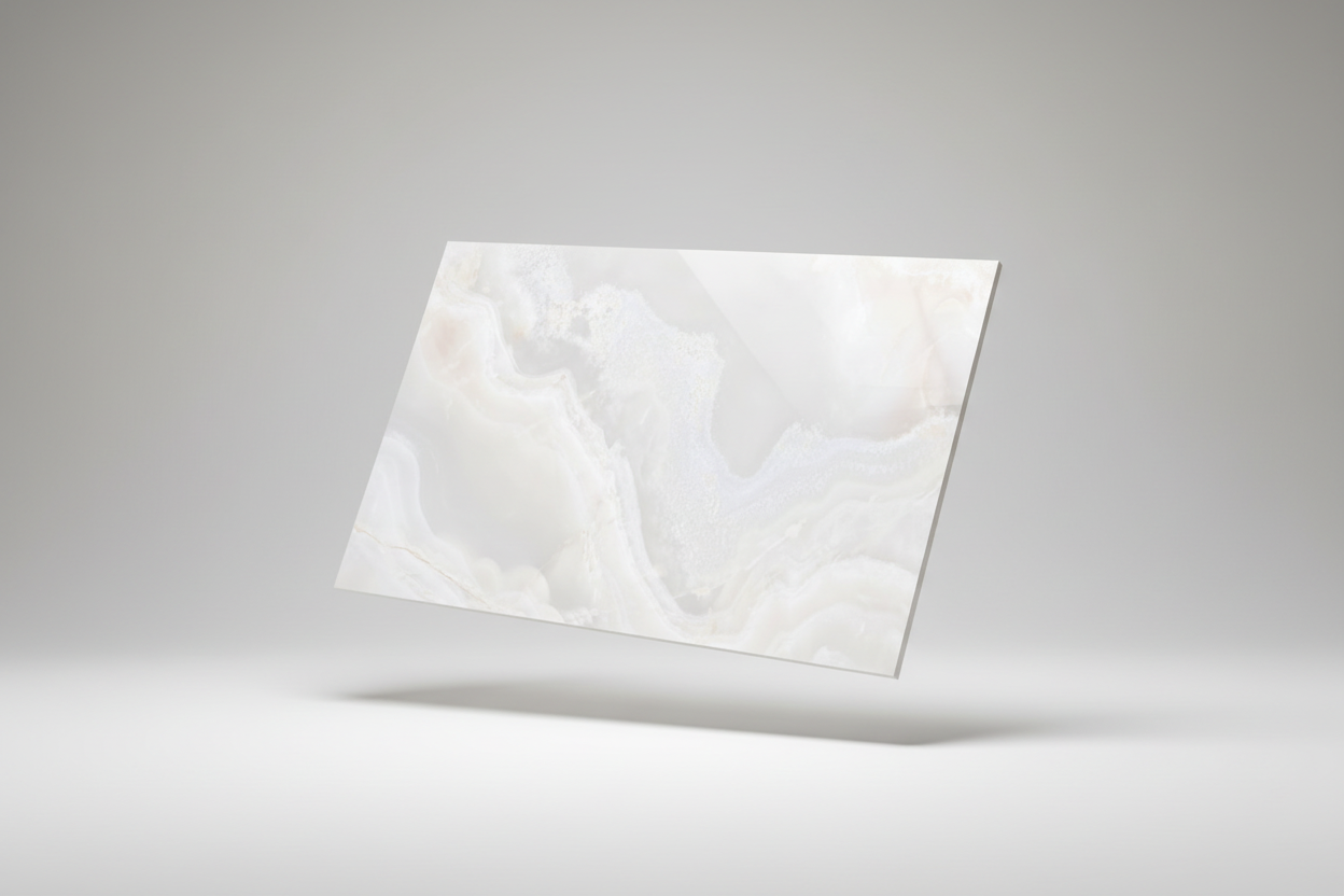 Onice Reale Avorio Polished Porcelain 24x48" - Tilevanity.com