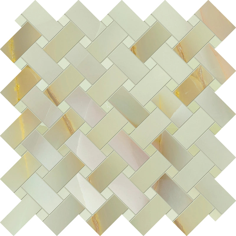 Imperium Jade Onyx Porcelain Tile Collection 24x48" | mosaic - Tilevanity.com