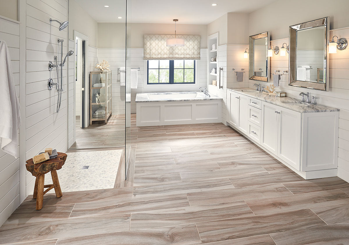 Kauri Ash Wood Look Porcelain Tile 9x48" - Tilevanity.com