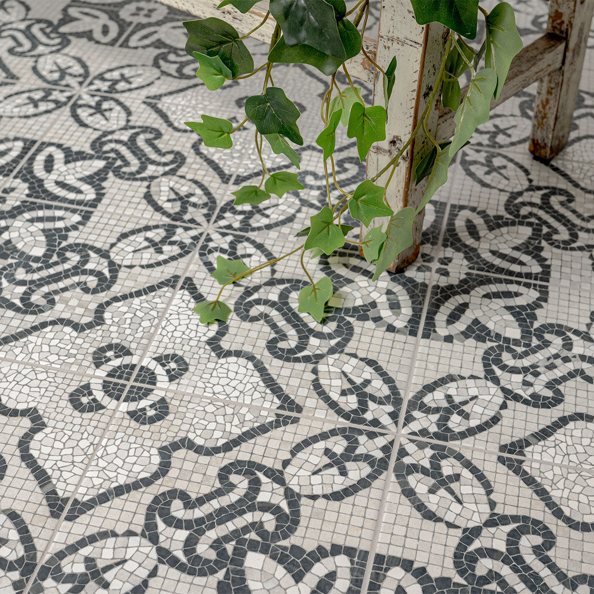 Courtyard Light Porcelain Tile 8x8" - Tilevanity.com