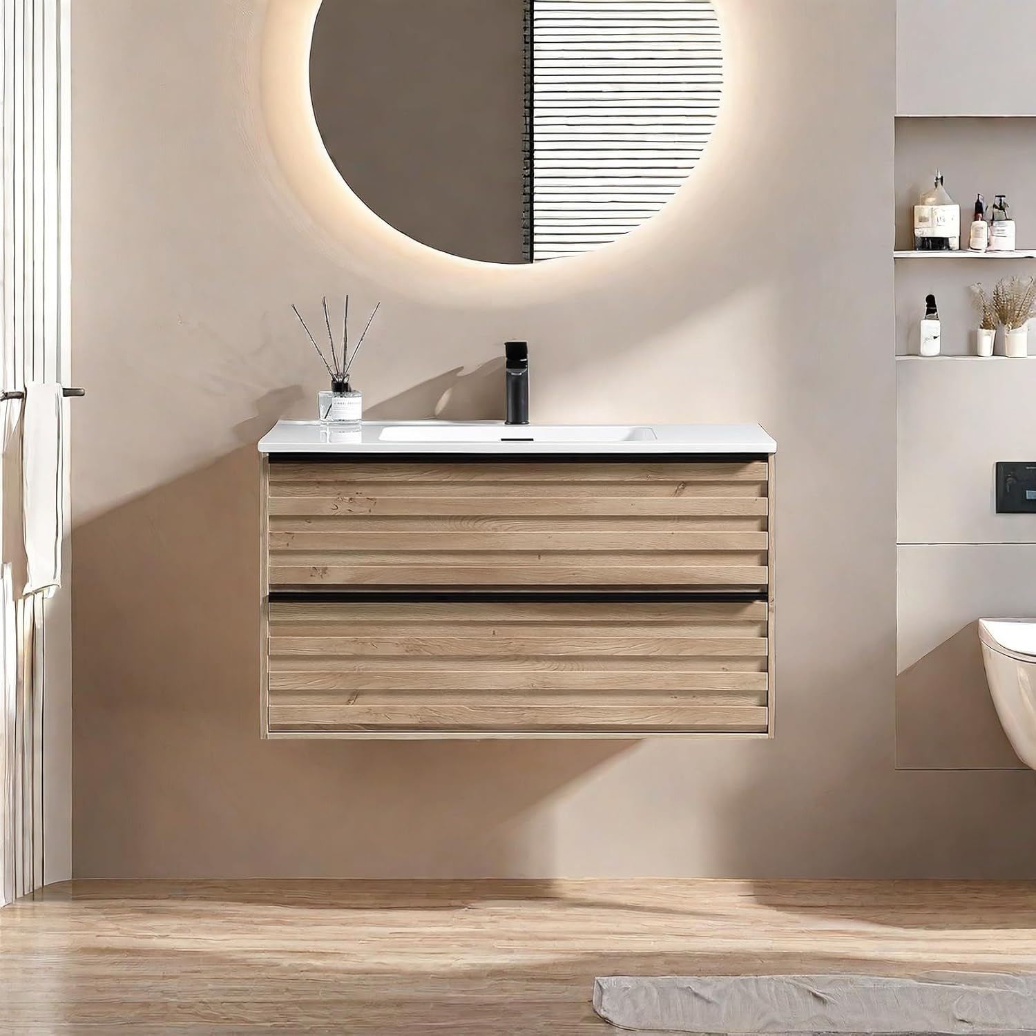 03 Designer Series – 36 Inch Vanity With Sink - Tilevanity.com