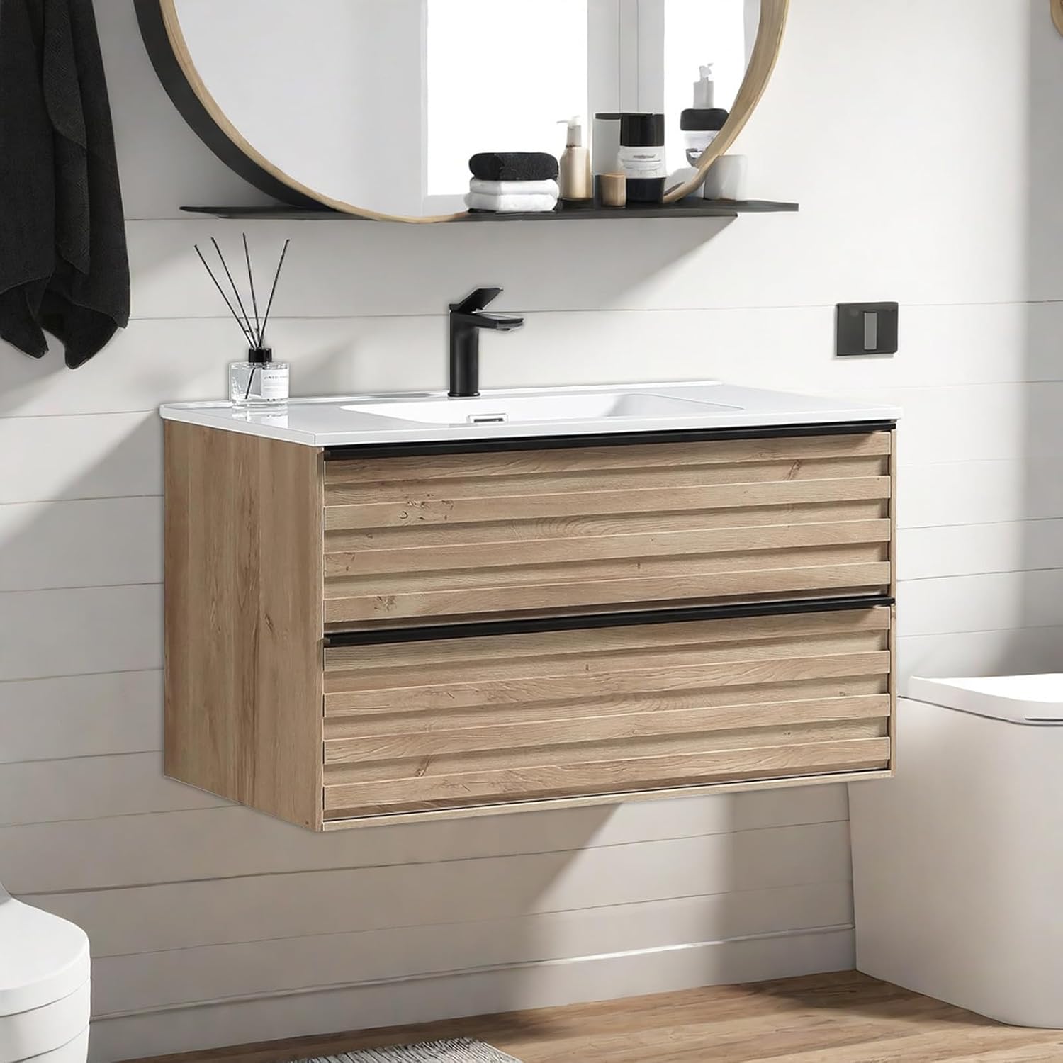 03 Designer Series – 36 Inch Vanity With Sink - Tilevanity.com