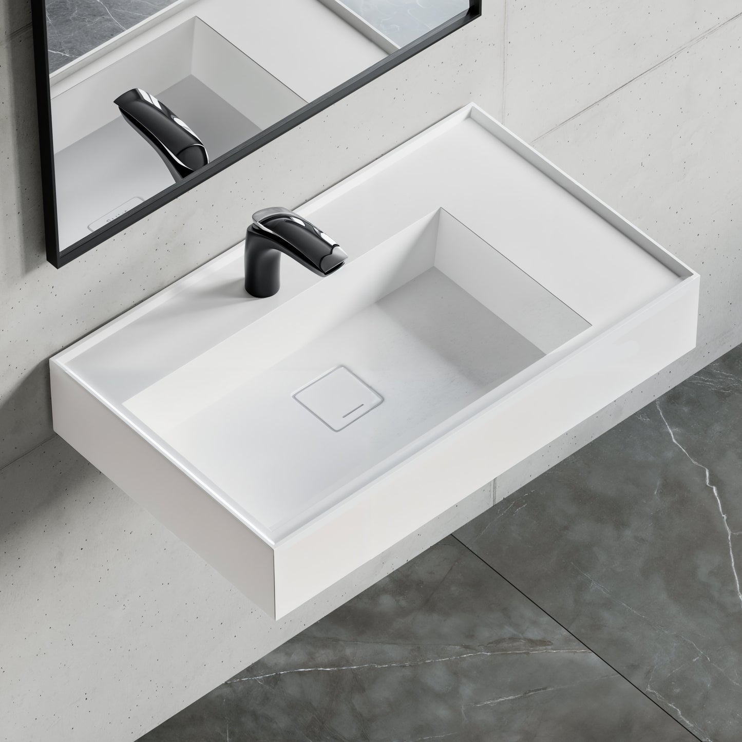 Wall Mounted Bathroom Sink 070 3618 – ADA - Tilevanity.com