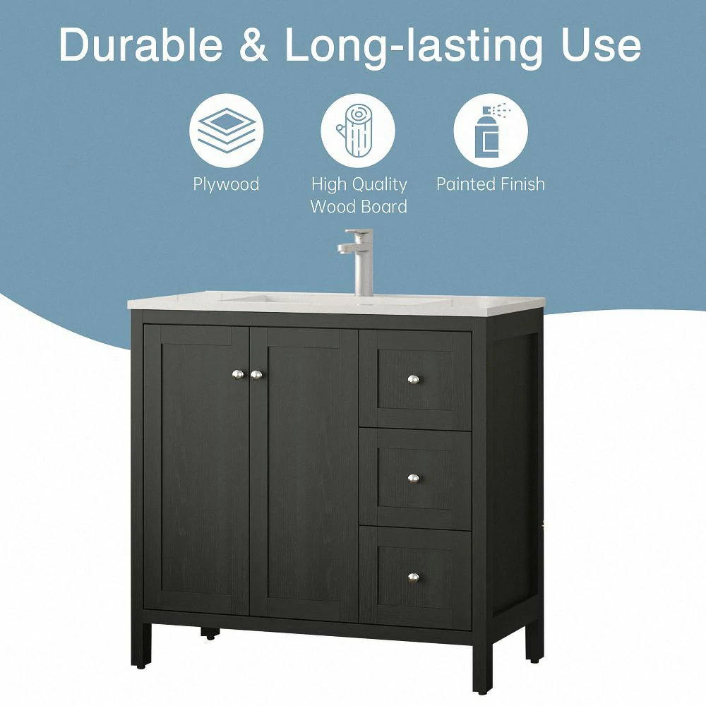 Geraldine 36" Bathroom Vanity with Basin