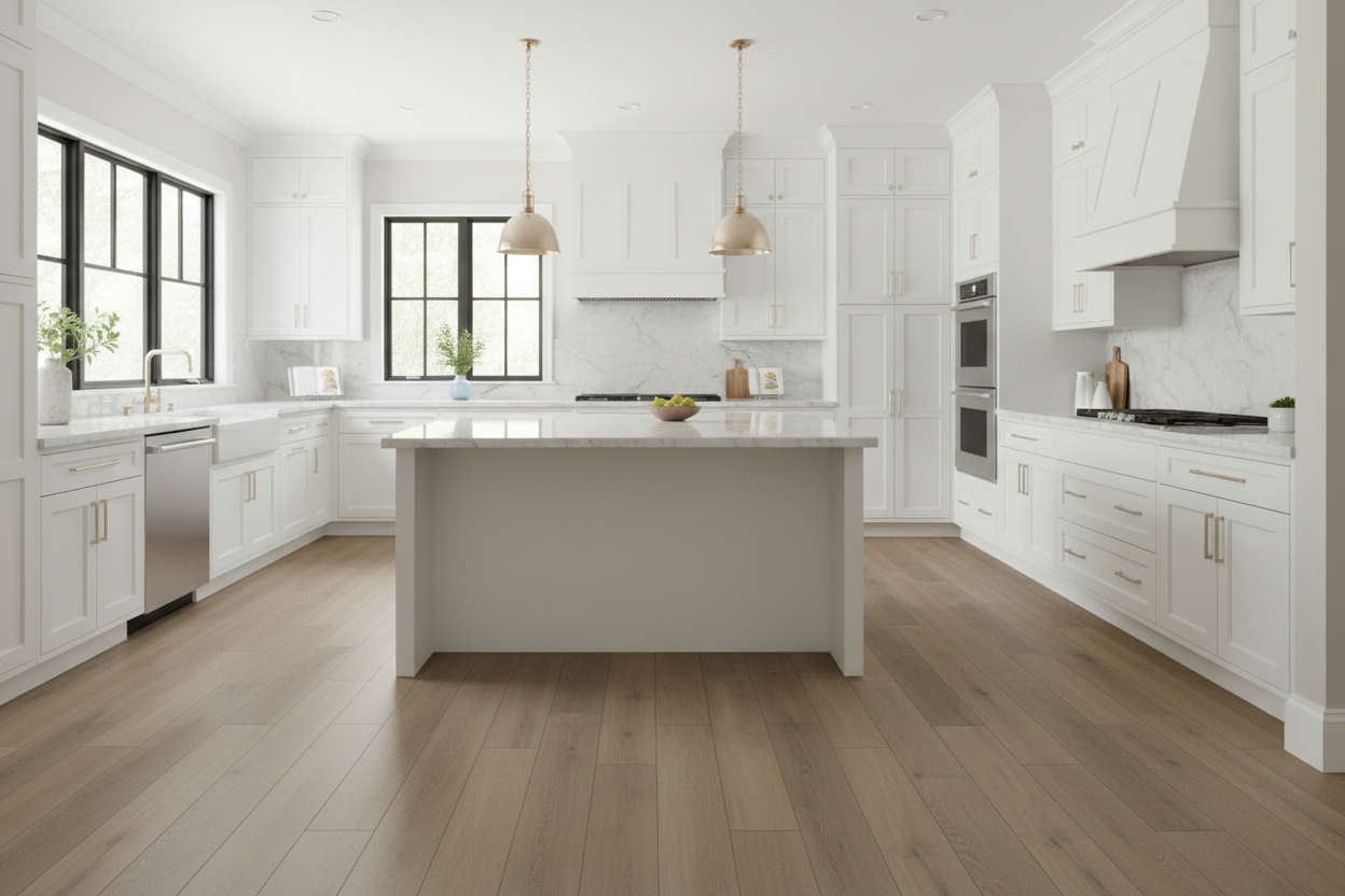 Demi Greige 9x59" | 20 Mil SPC Flooring