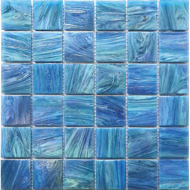 Deepwater Glass Mosaic Tile – 6 colors | Pool Tile Collection - Tilevanity.com