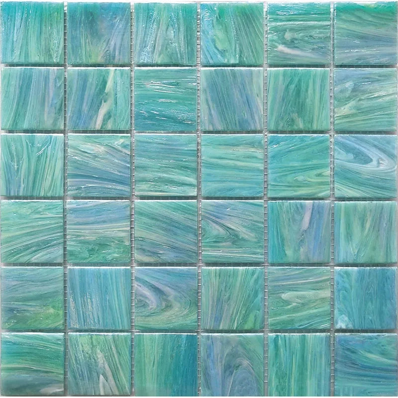 Deepwater Glass Mosaic Tile – 6 colors | Pool Tile Collection - Tilevanity.com