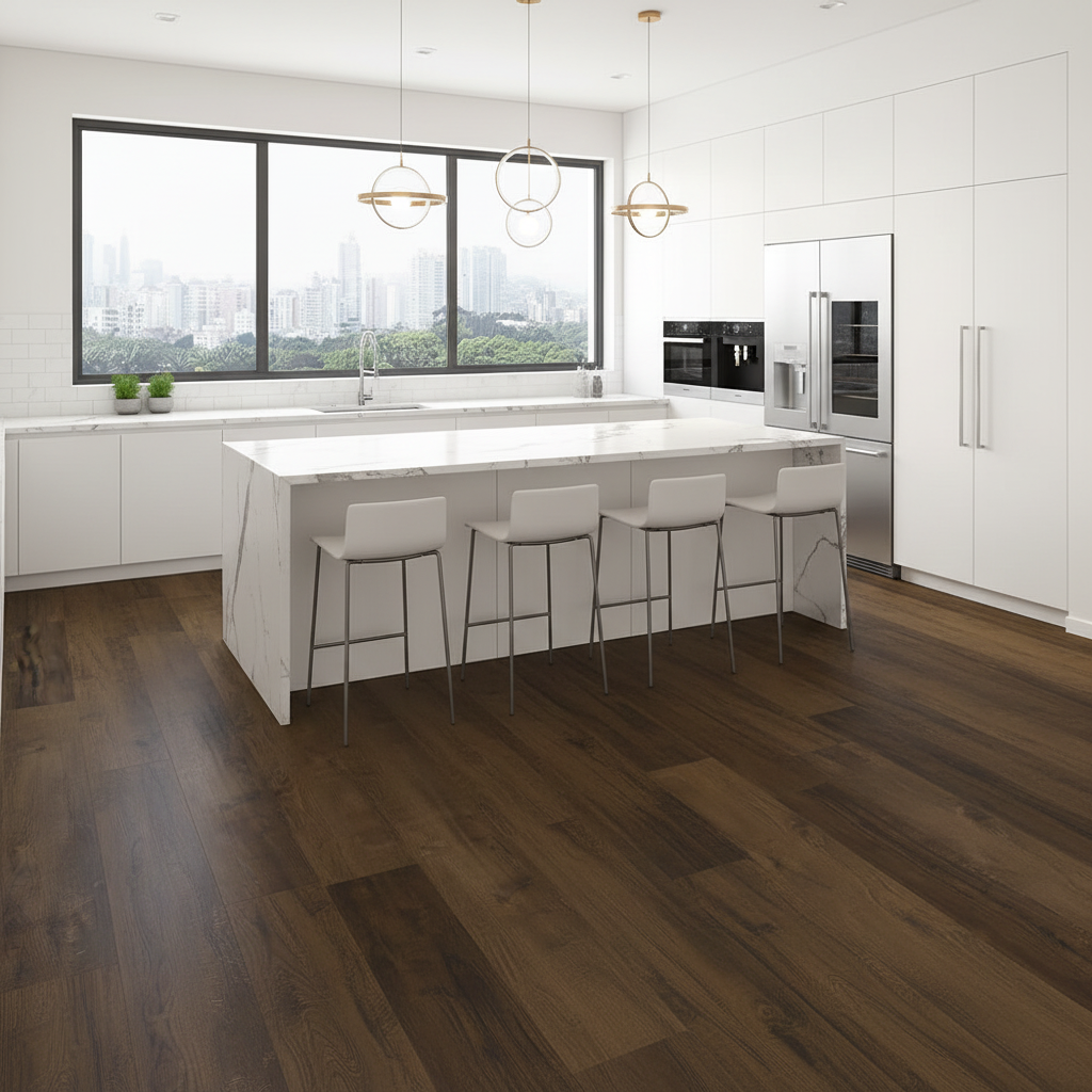 Cameron Walnut Brown 9x59" | 22 Mil SPC Flooring
