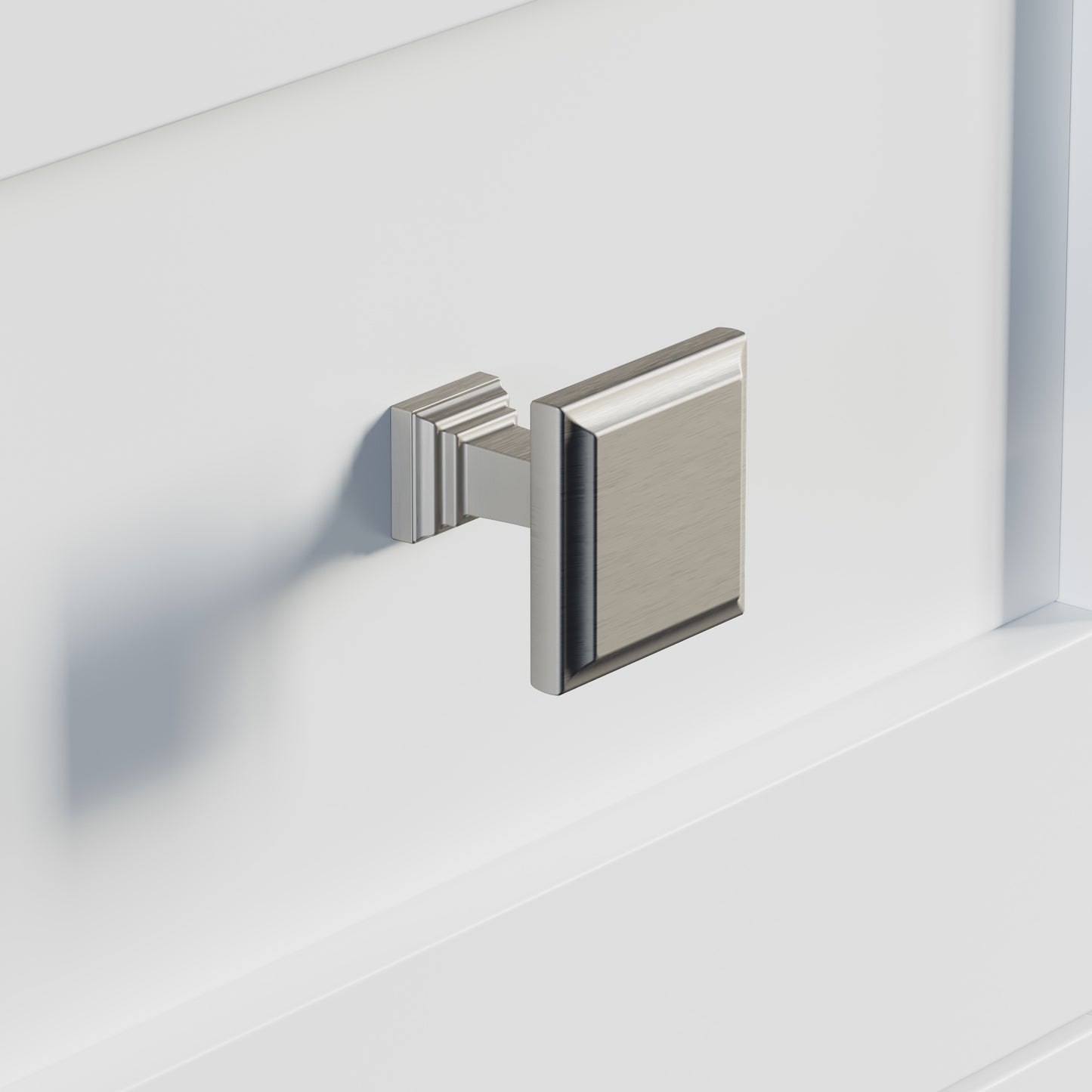 Classic Square Cabinet Knobs (Pack of 2) | 4 Colors