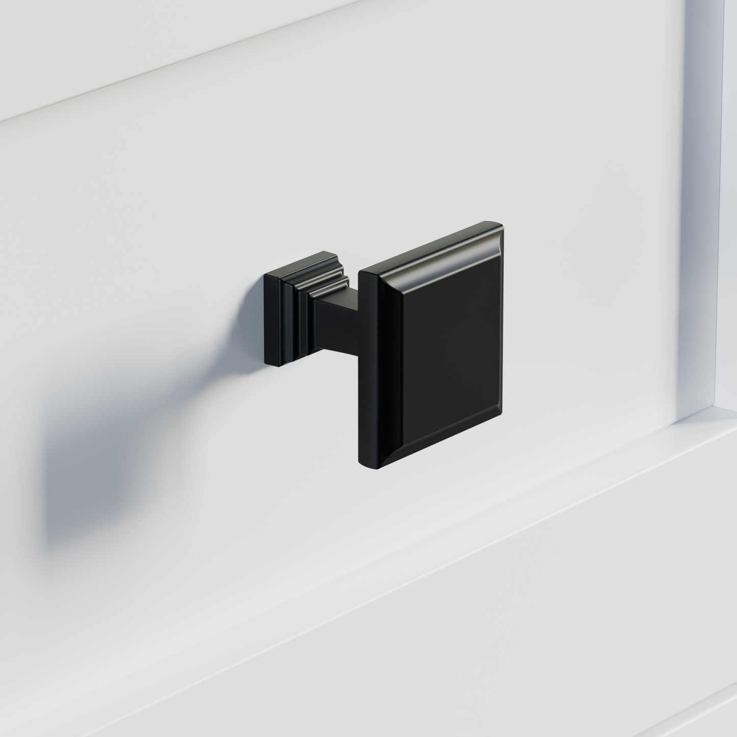 Classic Square Cabinet Knobs (Pack of 2) | 4 Colors