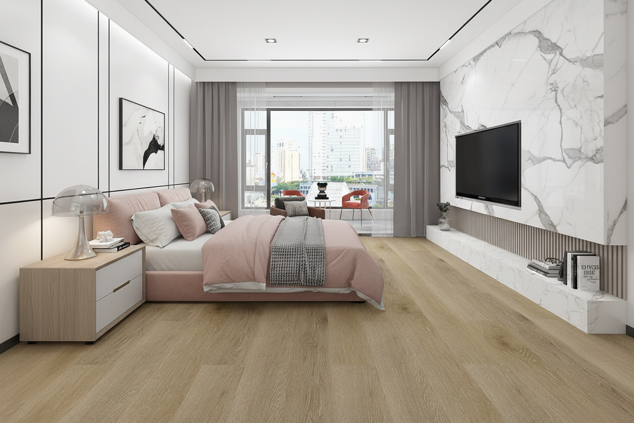 Demi Greige 9x59" | 20 Mil SPC Flooring