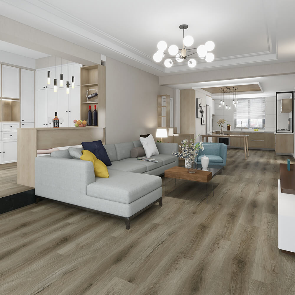 Demi Warm Gray Oak 9x59" | 20 Mil SPC Flooring