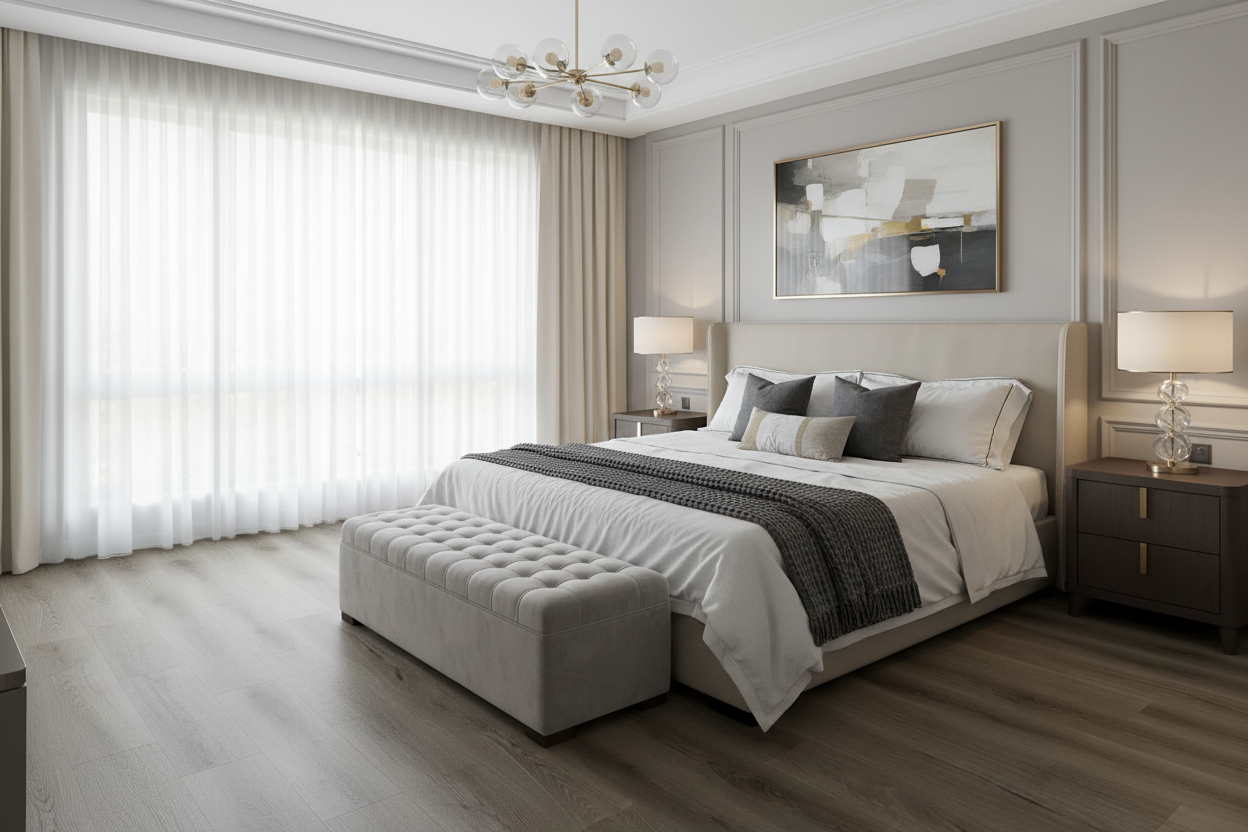 Demi Warm Gray Oak 9x59" | 20 Mil SPC Flooring