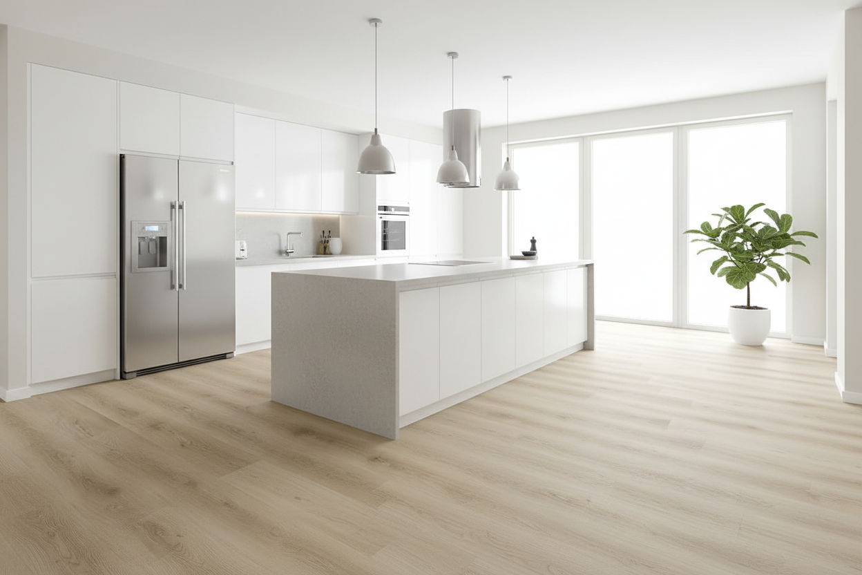 Demi Cream Oak 9x59" | 20 Mil SPC Flooring