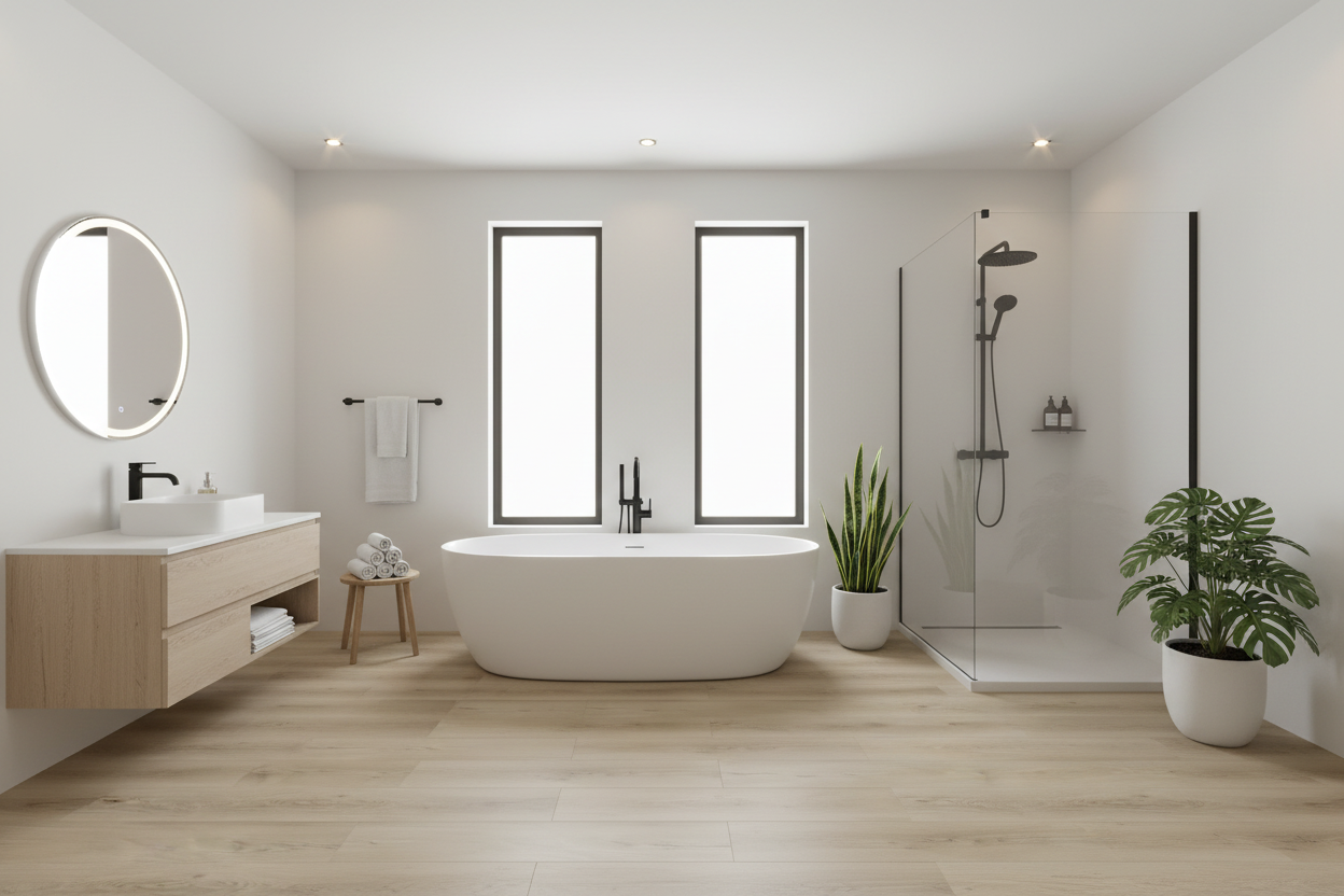 Demi Cream Oak 9x59" | 20 Mil SPC Flooring