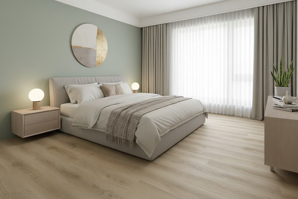 Demi Cream Oak 9x59" | 20 Mil SPC Flooring