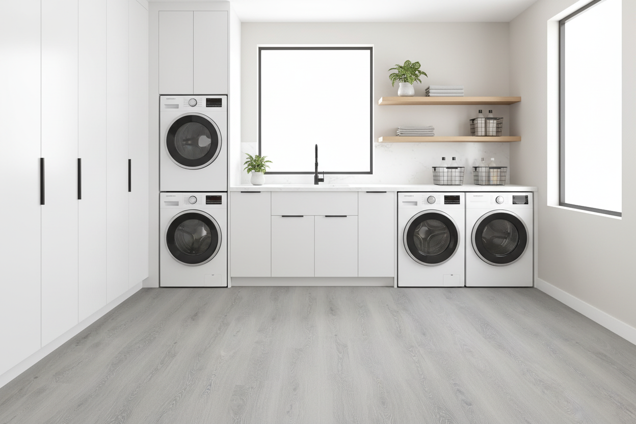 Demi Light Gray Oak 9x59" | 20 Mil SPC Flooring