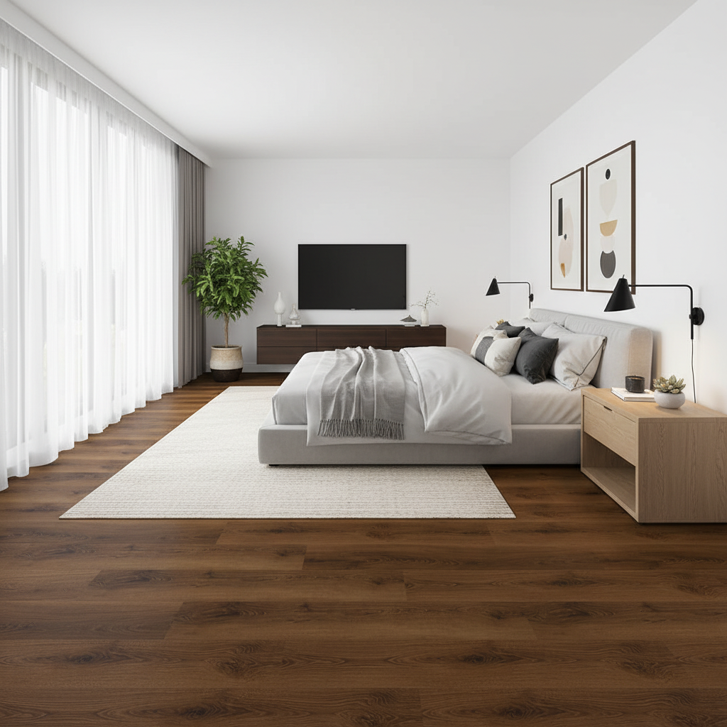 Demi Dark Brown Oak | 20 Mil SPC Flooring