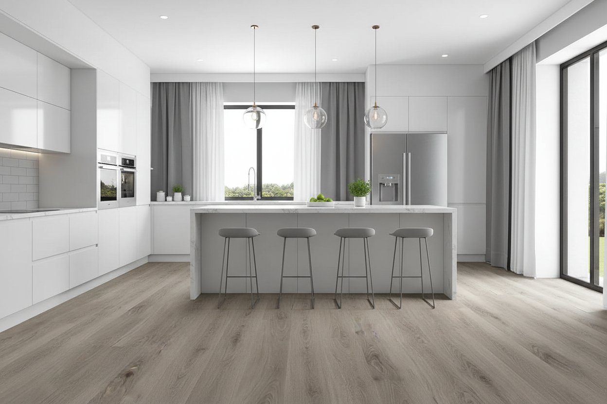 Demi Taupe Oak 9x59" | 20 Mil SPC Flooring