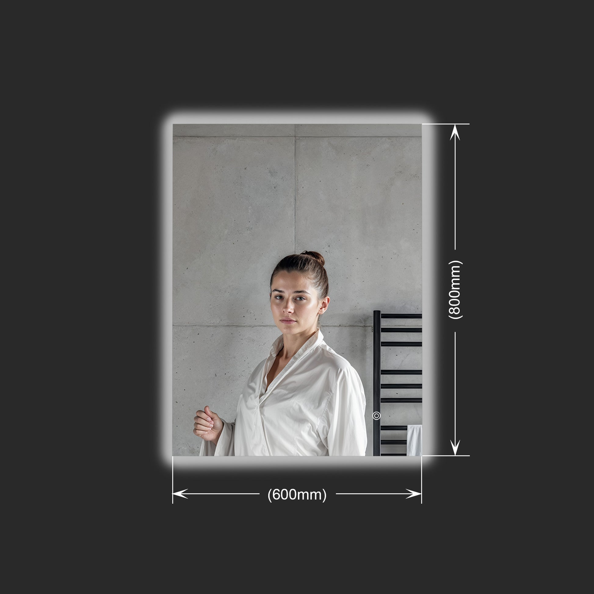 5002 Designer Series LED Light Mirror - Tilevanity.com