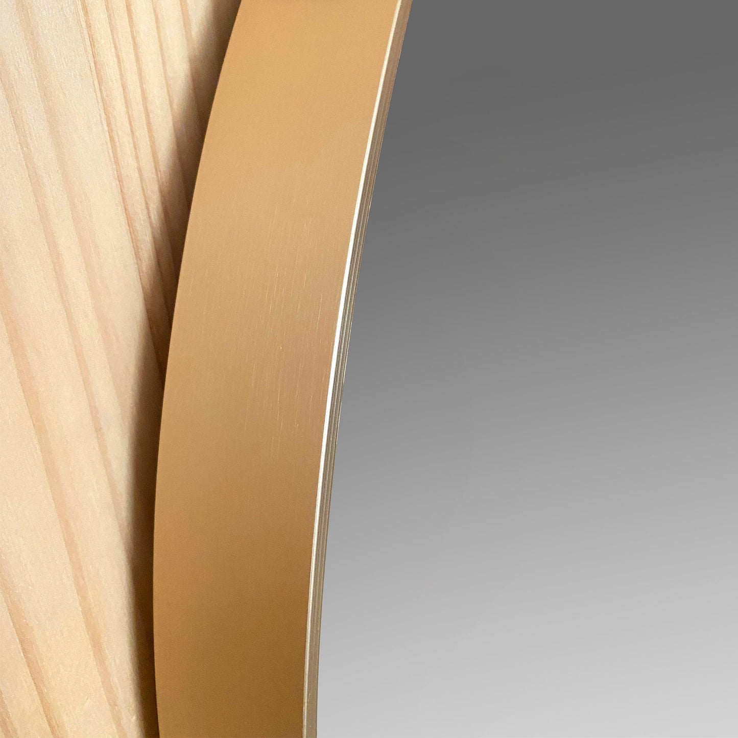 Sia 24″ Round Hanging Belt Wall Mirror