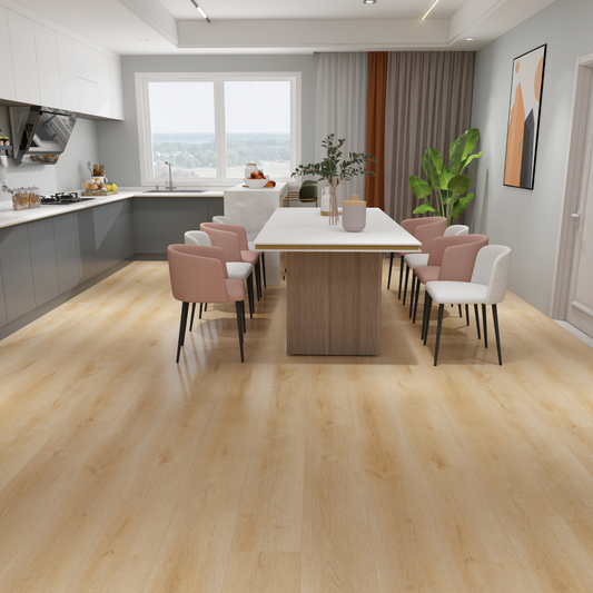 Stella Honey Aura 7x48" / 20 Mil SPC Flooring