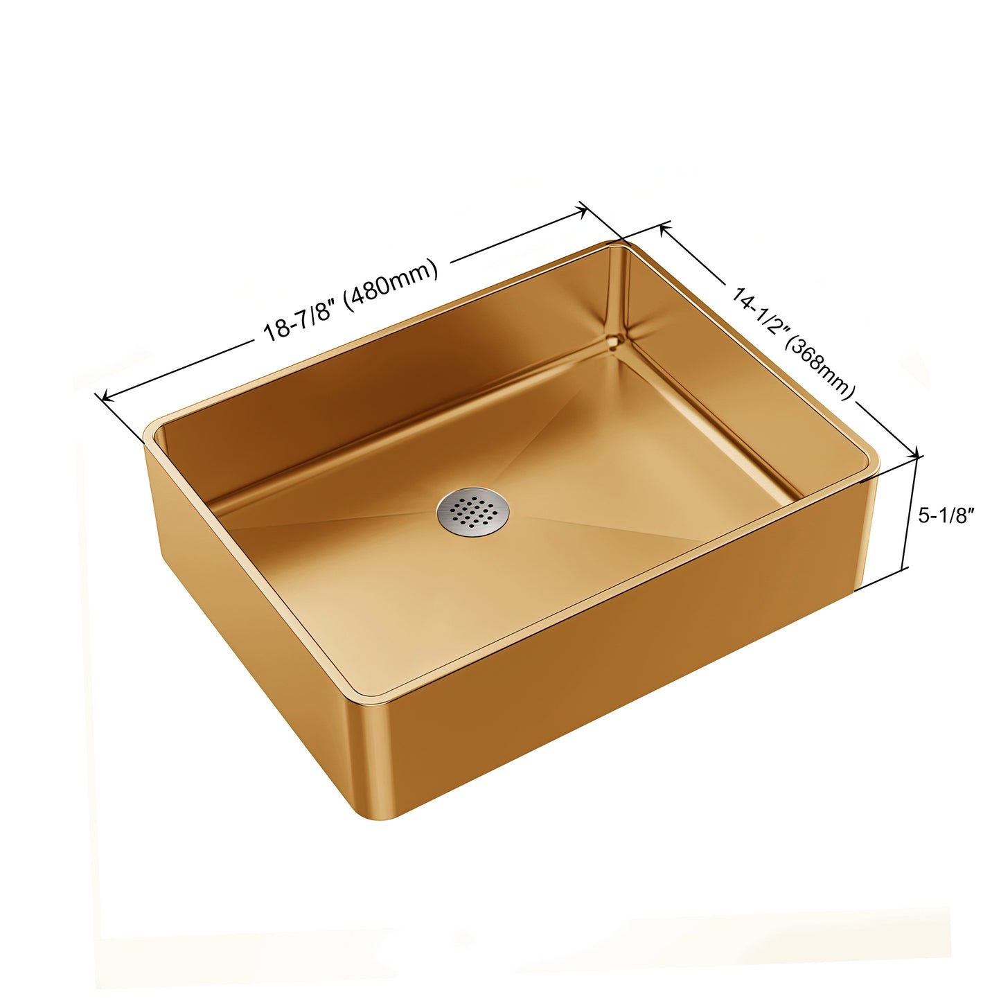 1915 Designer Series Bathroom Vessel Sink - 2 colors