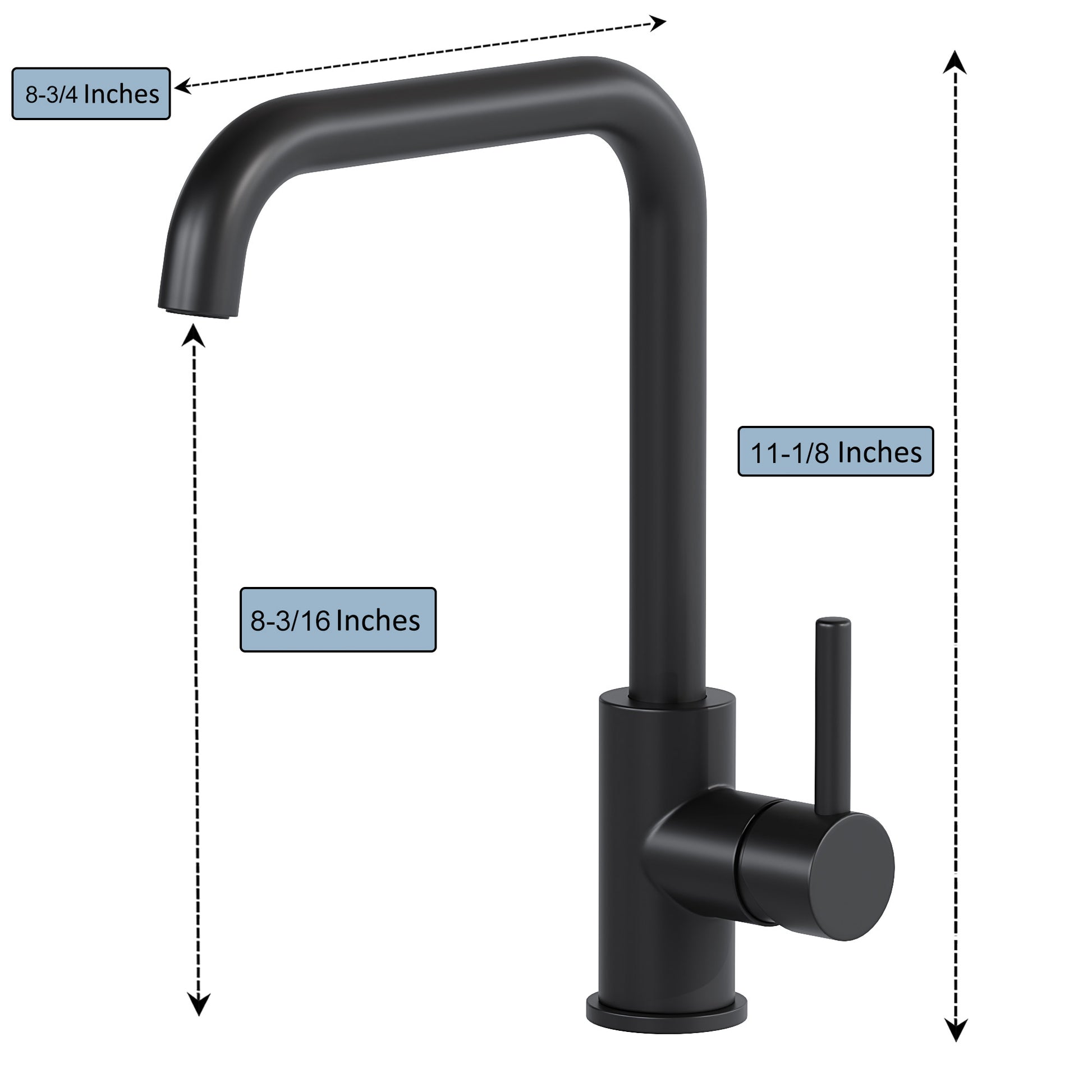 Single Handle Lavatory Faucet – 8001 008 -3 colors - Tilevanity.com