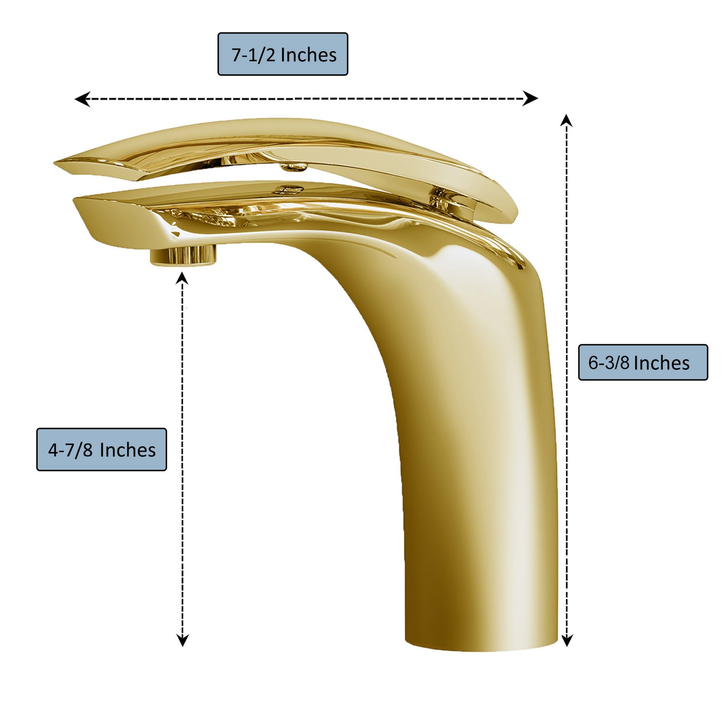 17 Designer Series Single Handle Bathroom Faucet - 4 colors