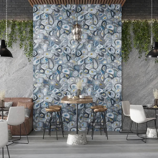 Gemstone Blue Porcelain Tile 24x48"