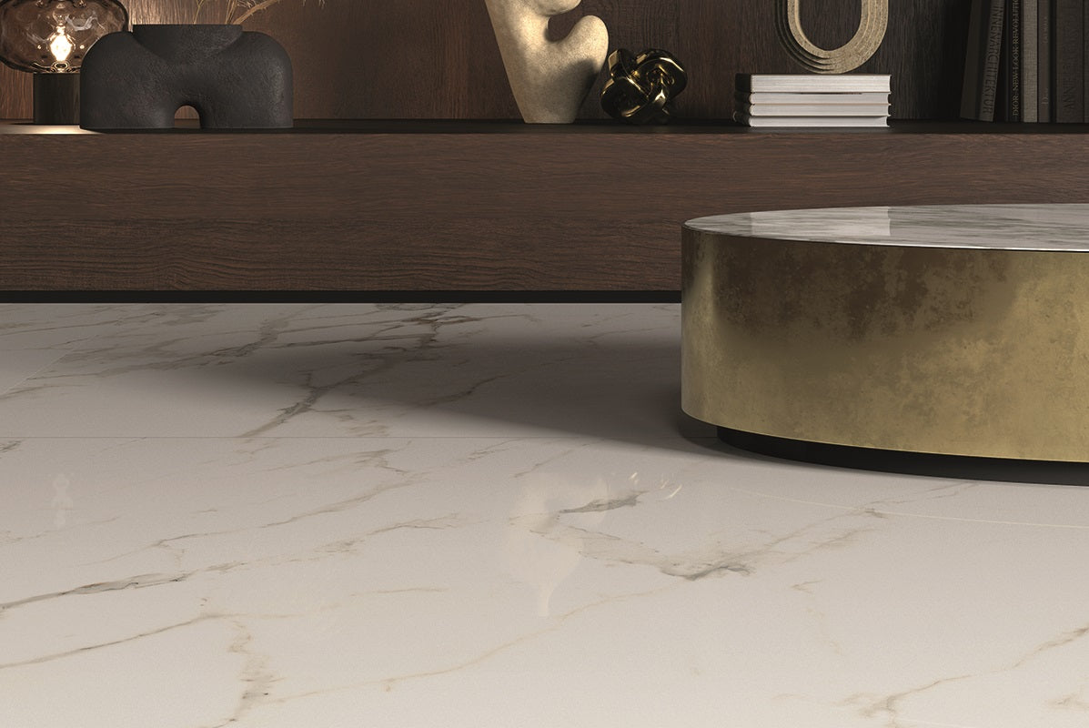 Vena Bianca Porcelain Tile 24x48"