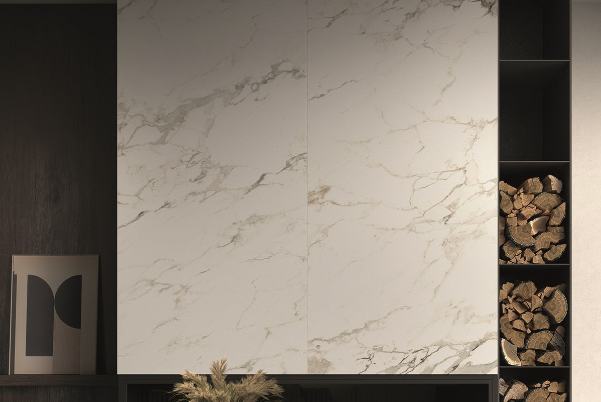 Vena Bianca Porcelain Tile 24x48"