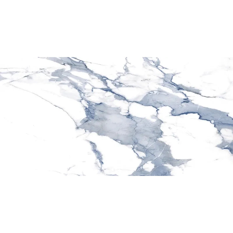 Calacatta Blue Polished Porcelain Tile 24x24" | 24x48" - Tilevanity.com