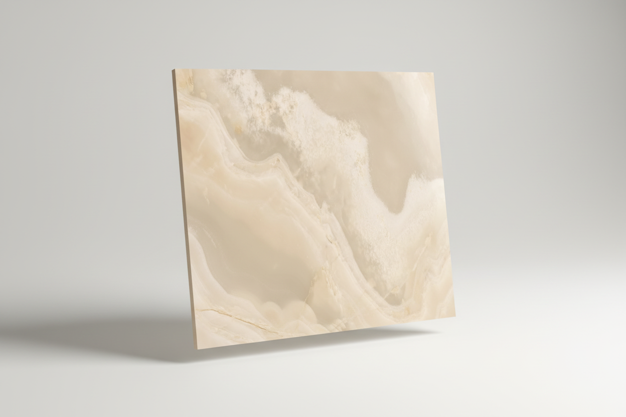 Onice Reale Ambra Polished Porcelain 24x48" - Tilevanity.com