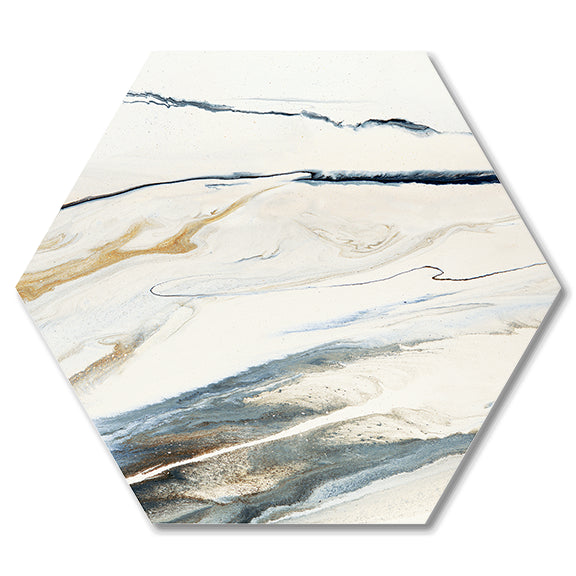 Jena Coastal Calm Hexagon Porcelain Tile