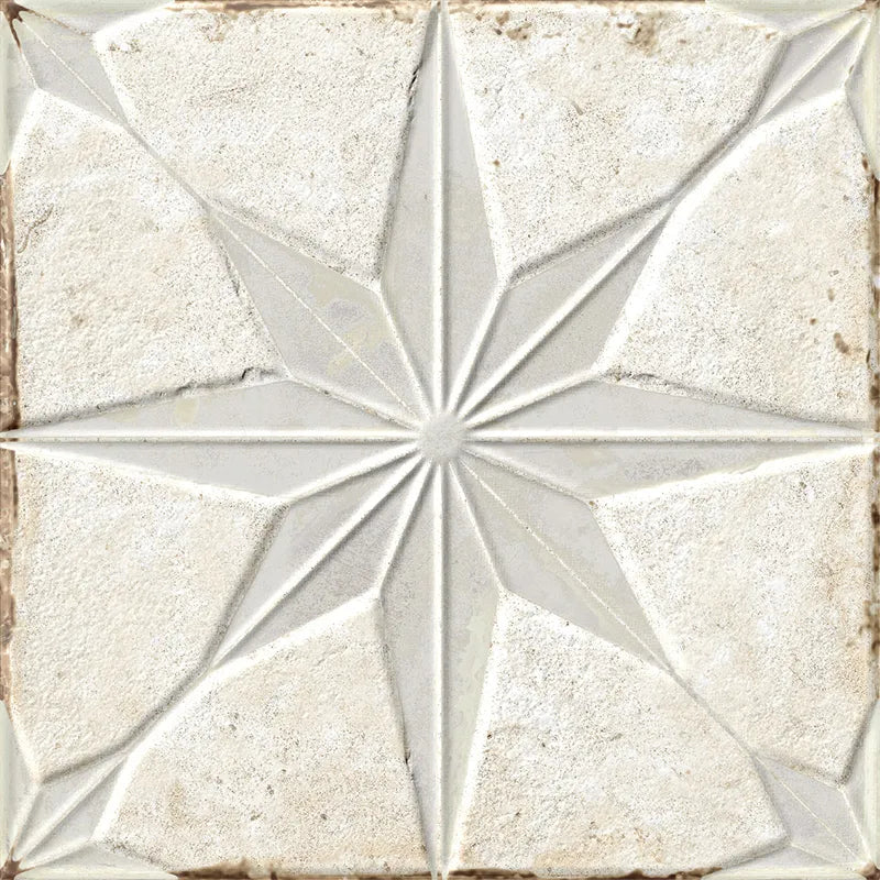 Orion Star White Porcelain Tile 8x8 - Tilevanity.com