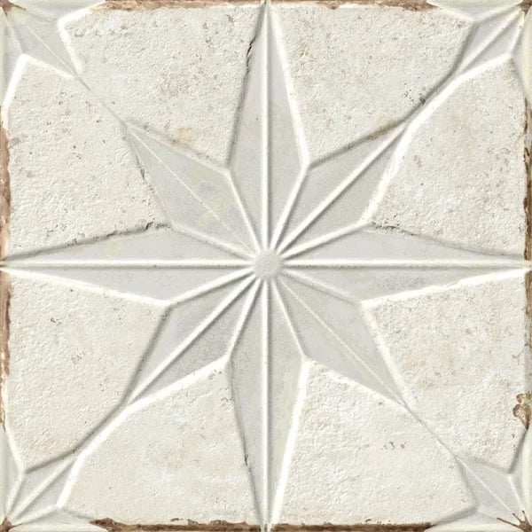 Orion Star White Porcelain Tile 8x8 - Tilevanity.com