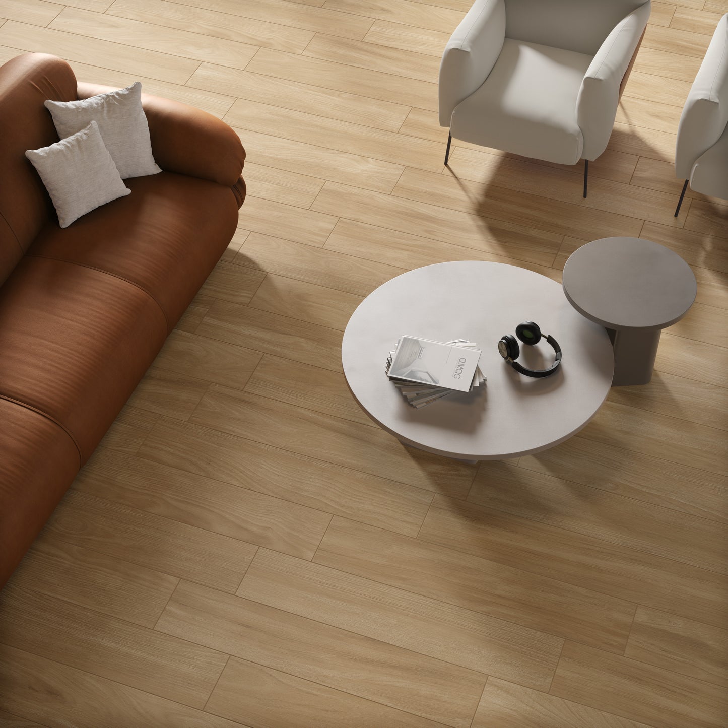 Raia Golden Veil Wood Look Porcelain Tile