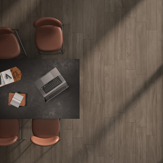 Raia Espresso Veil Wood Look Porcelain Tile