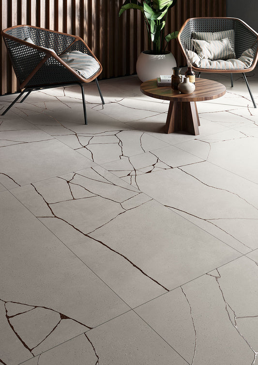 Kintara Gray color body Porcelain Tile 24x48"