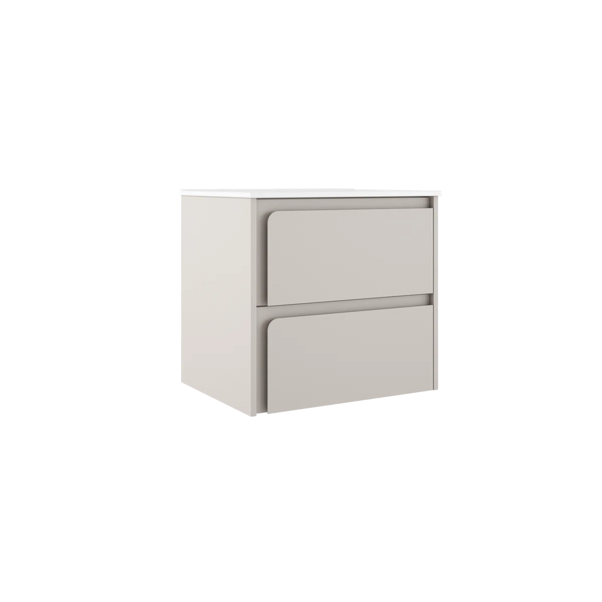 Cordano 24'' Cotton Wall Mounted Single Bathroom Vanity w Ceramic Top Sink - Tilevanity.com