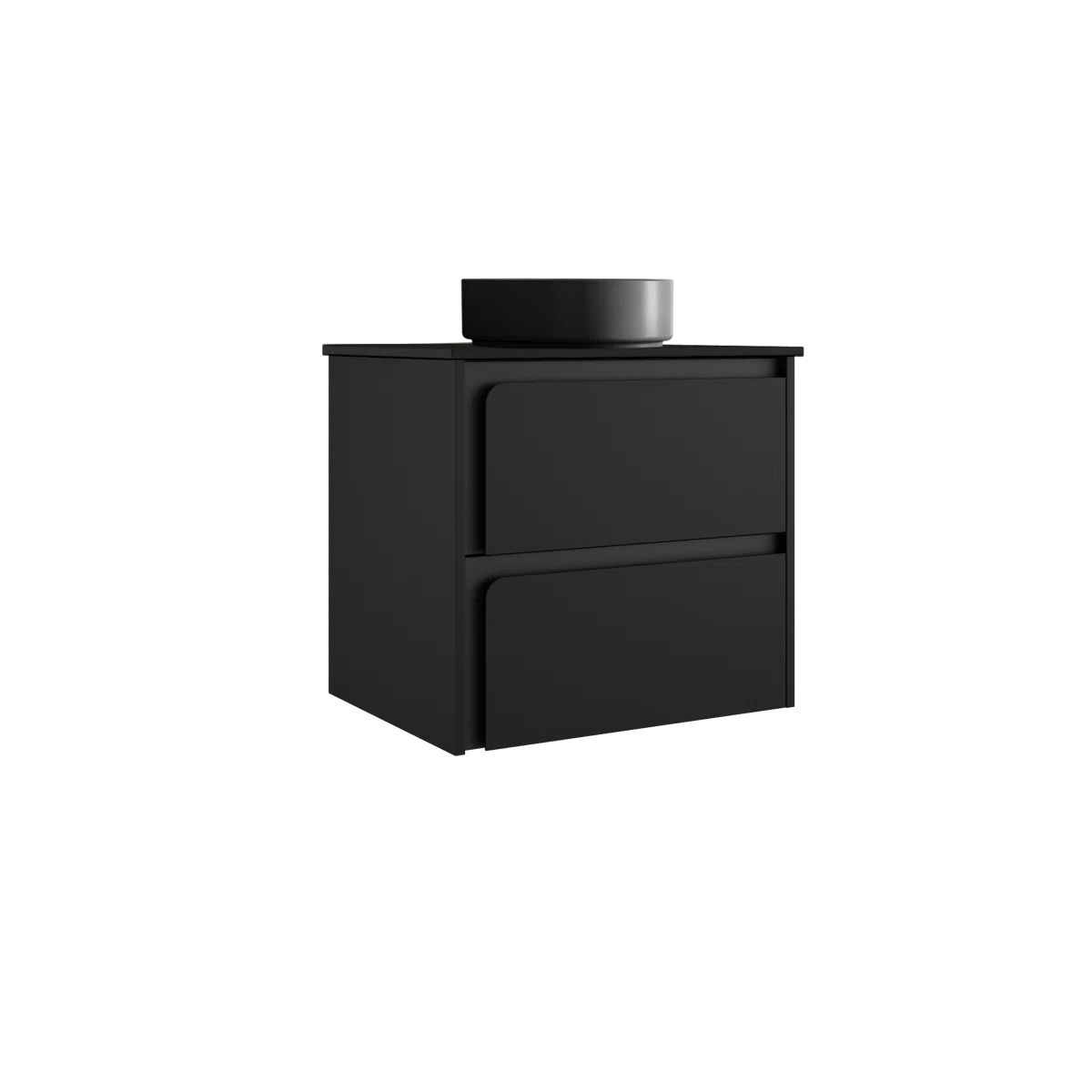 Cordano 24" All Black Single Bathroom Vanity Set - Tilevanity.com