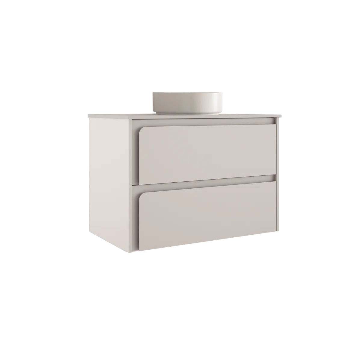 Cordano 32" Cotton Wall-Mounted Bathroom Vanity Base - Tilevanity.com