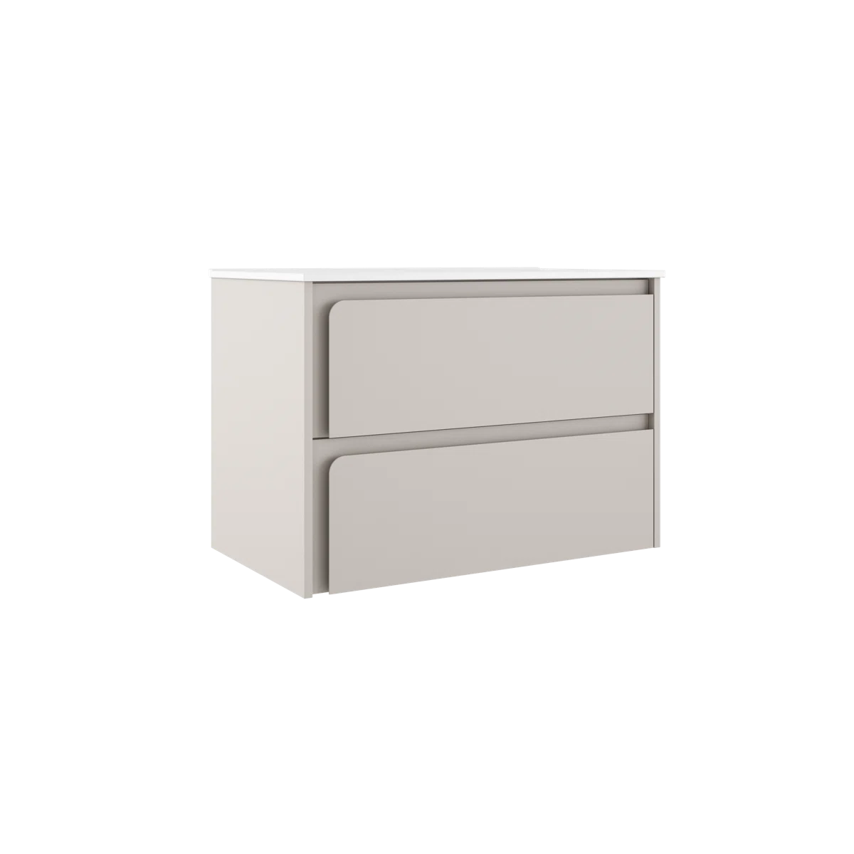 Cordano 32" Cotton Wall-Mounted Bathroom Vanity Base - Tilevanity.com