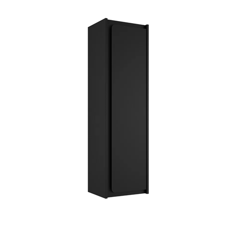 Cordano 48" All Black Linen Cabinet - Tilevanity.com