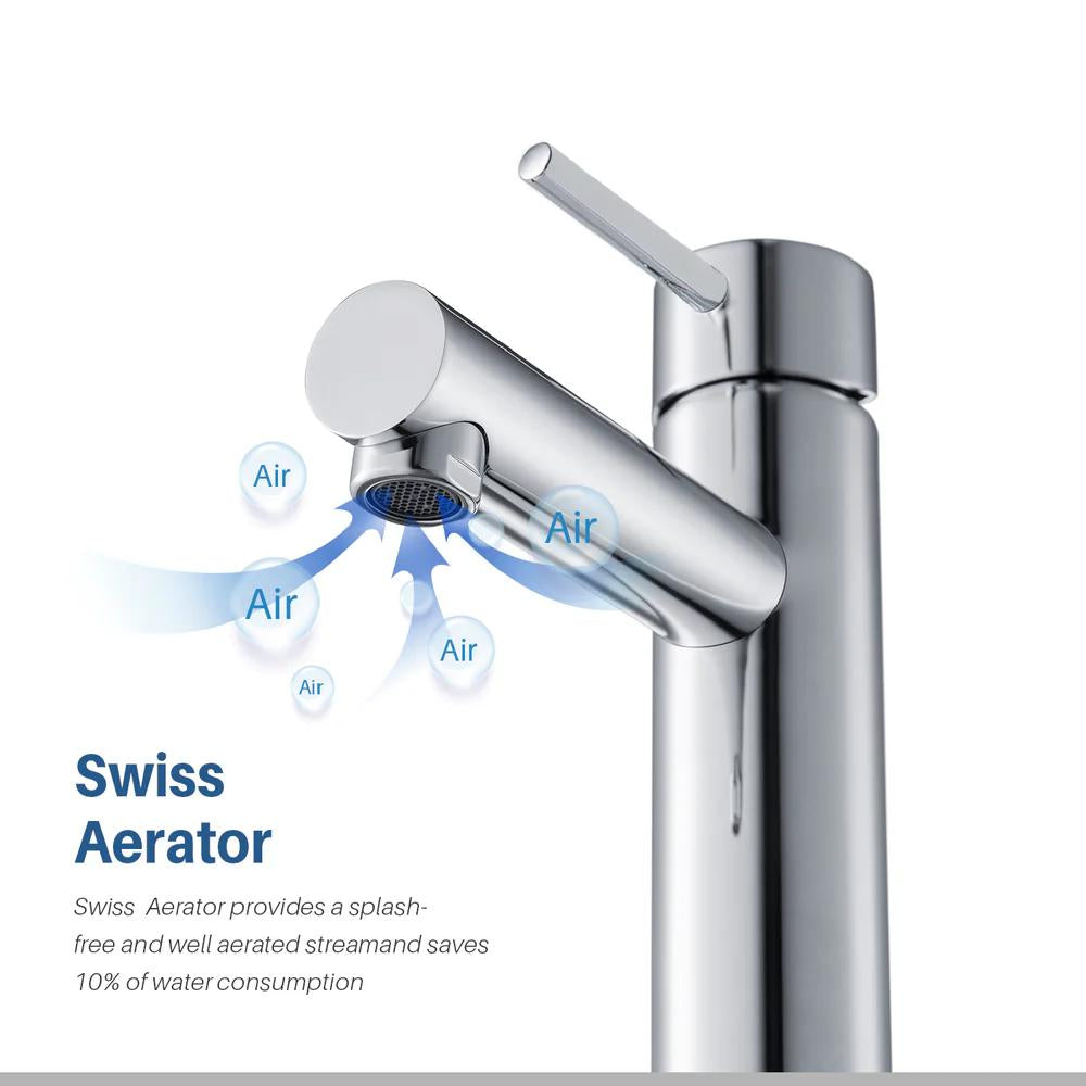 Classic Single Handle Lavatory Faucet | 4 Colors