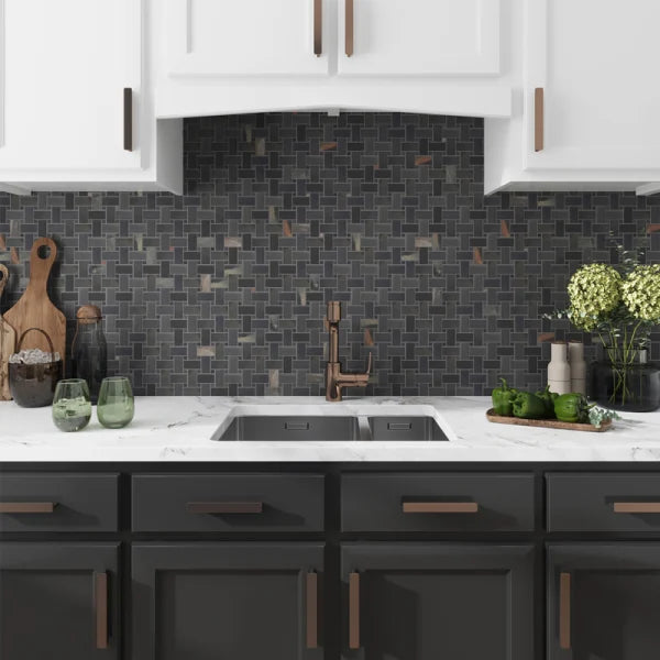 Onyx Black Porcelain Tile 24x48" | 36x36" | Mosaic