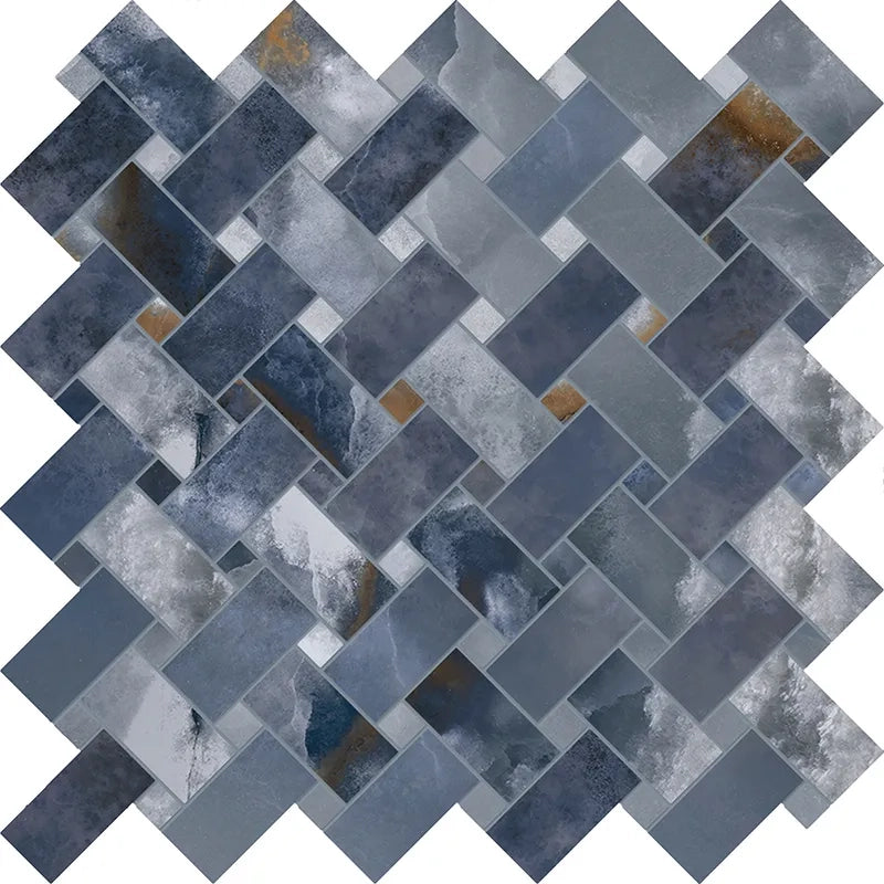 Onyx Blue Porcelain Tile 24x48" | 36x36" | Mosaic